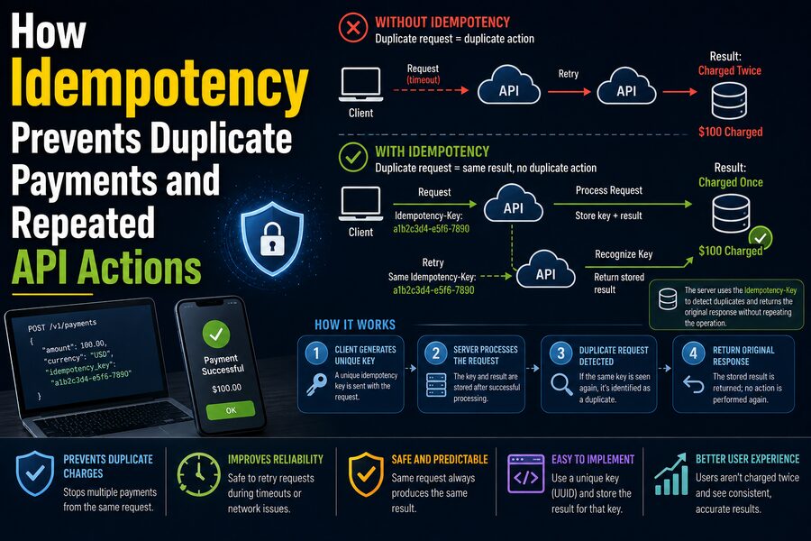 🔁 How Idempotency Prevents Duplicate Payments and Repeated API Actions