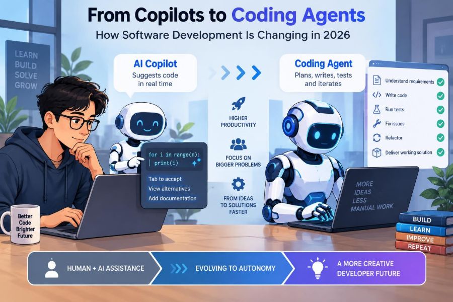 🤖 From Copilots to Coding Agents: How Software Development Is Changing in 2026