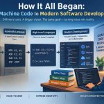 💾 How It All Began: From Machine Code to Modern Software Development