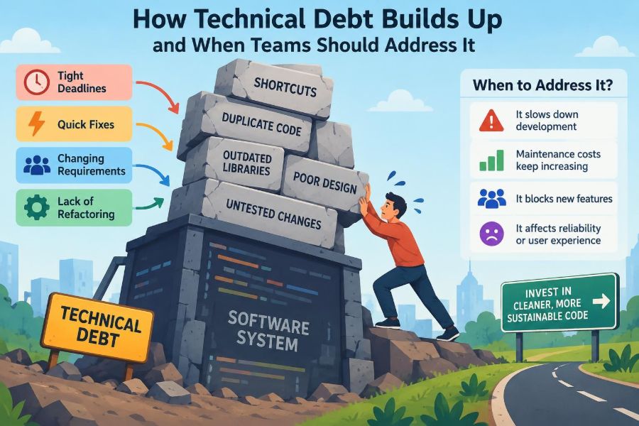 🧱 How Technical Debt Builds Up and When Teams Should Address It