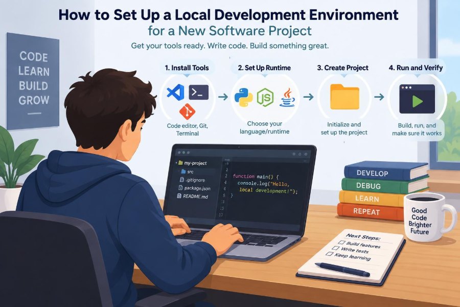 ⚙️ How to Set Up a Local Development Environment for a New Software Project