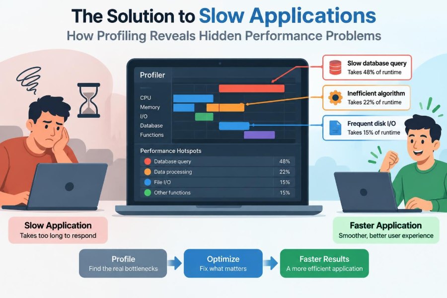 ⚙️ The Solution to Slow Applications: How Profiling Reveals Hidden Performance Problems