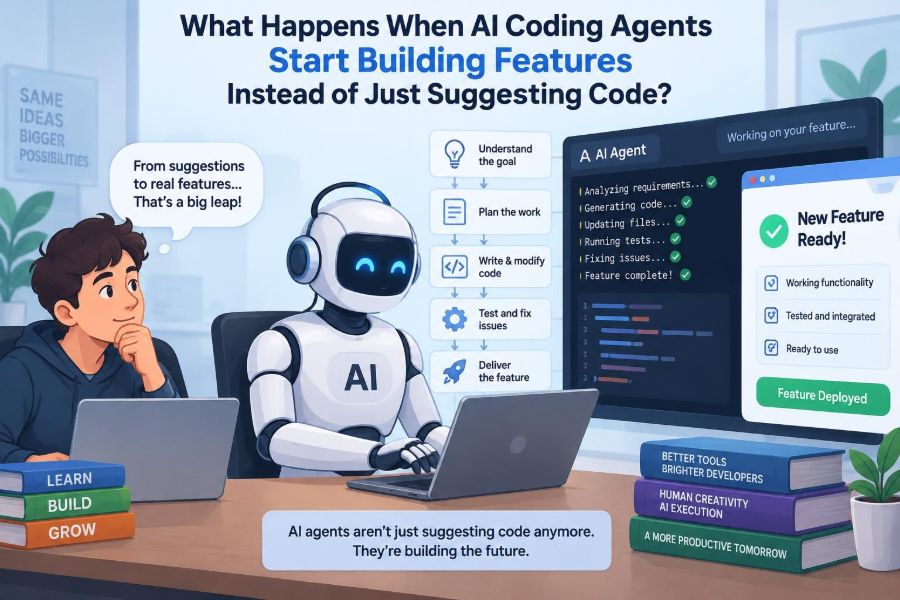🤖 What Happens When AI Coding Agents Start Building Features Instead of Just Suggesting Code?