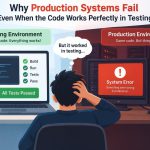 🚨 Why Production Systems Fail Even When the Code Works Perfectly in Testing