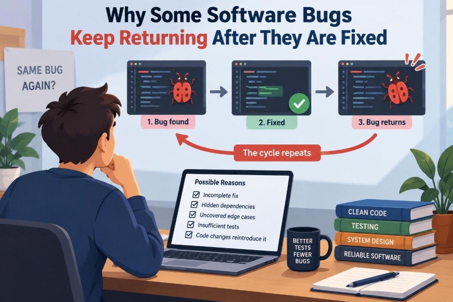 🐞 Why Some Software Bugs Keep Returning After They Are Fixed