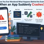 ⚙️ Have You Ever Wondered What Happens Behind the Scenes When an App Suddenly Crashes?