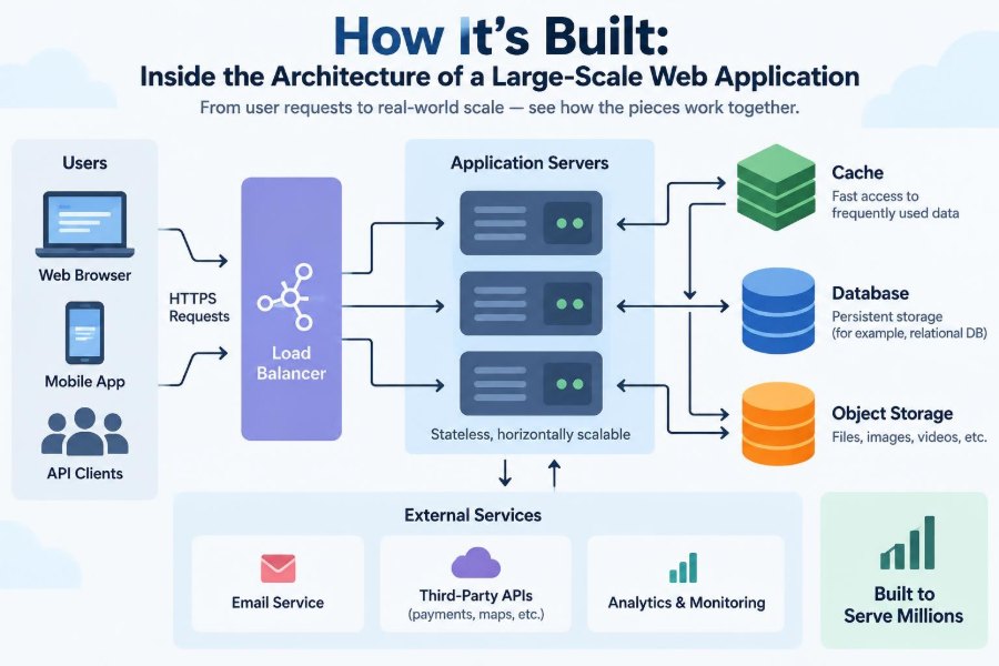⚙️ How It’s Built: Inside the Architecture of a Large-Scale Web Application