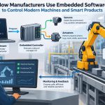 ⚙️ How Manufacturers Use Embedded Software to Control Modern Machines and Smart Products