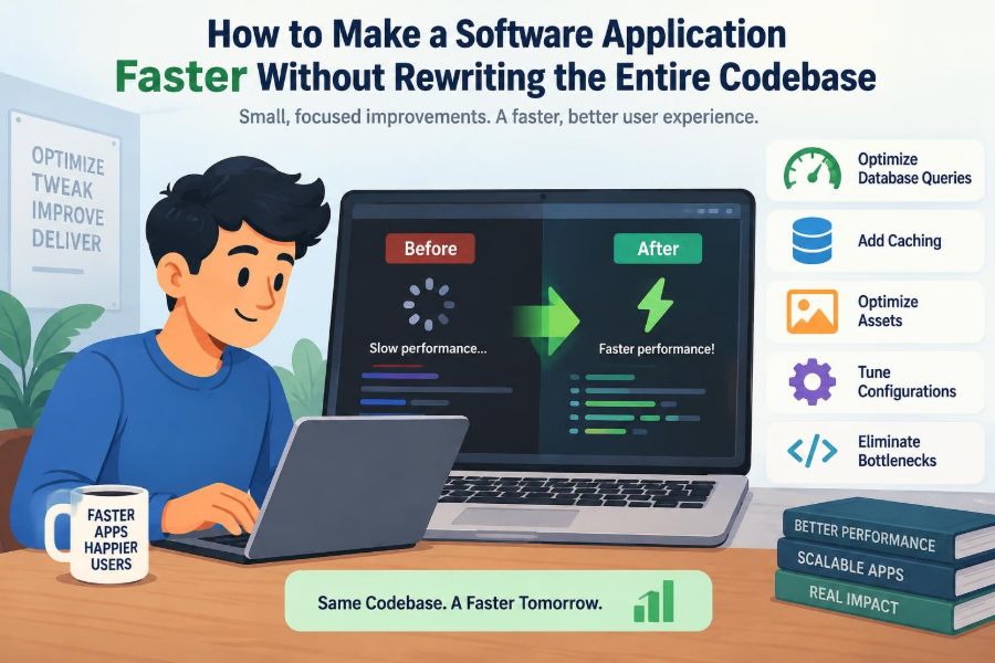 ⚙️ How to Make a Software Application Faster Without Rewriting the Entire Codebase