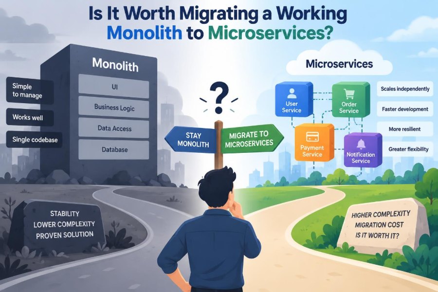 ⚙️ Is It Worth Migrating a Working Monolith to Microservices?