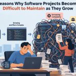⚙️ Reasons Why Software Projects Become Difficult to Maintain as They Grow
