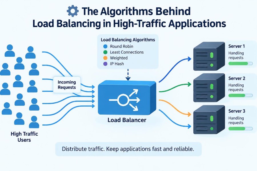 ⚙️ The Algorithms Behind Load Balancing in High-Traffic Applications
