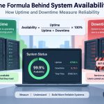 ⚙️ The Formula Behind System Availability: How Uptime and Downtime Measure Reliability