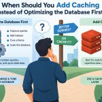 ⚙️ When Should You Add Caching Instead of Optimizing the Database First?